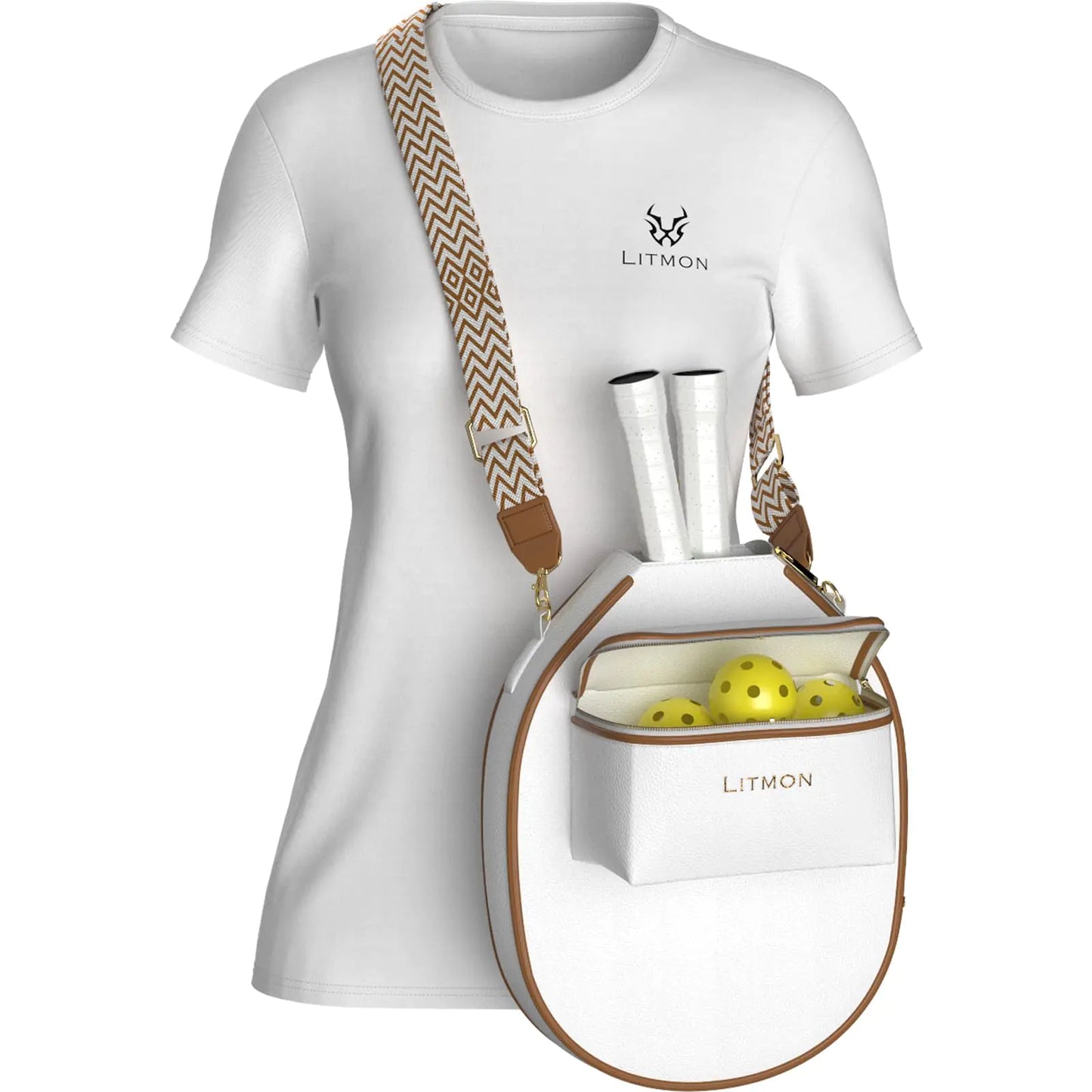 Amazing Pickleball Sling Bag – Stylish Paddle Holder with Ball Storage