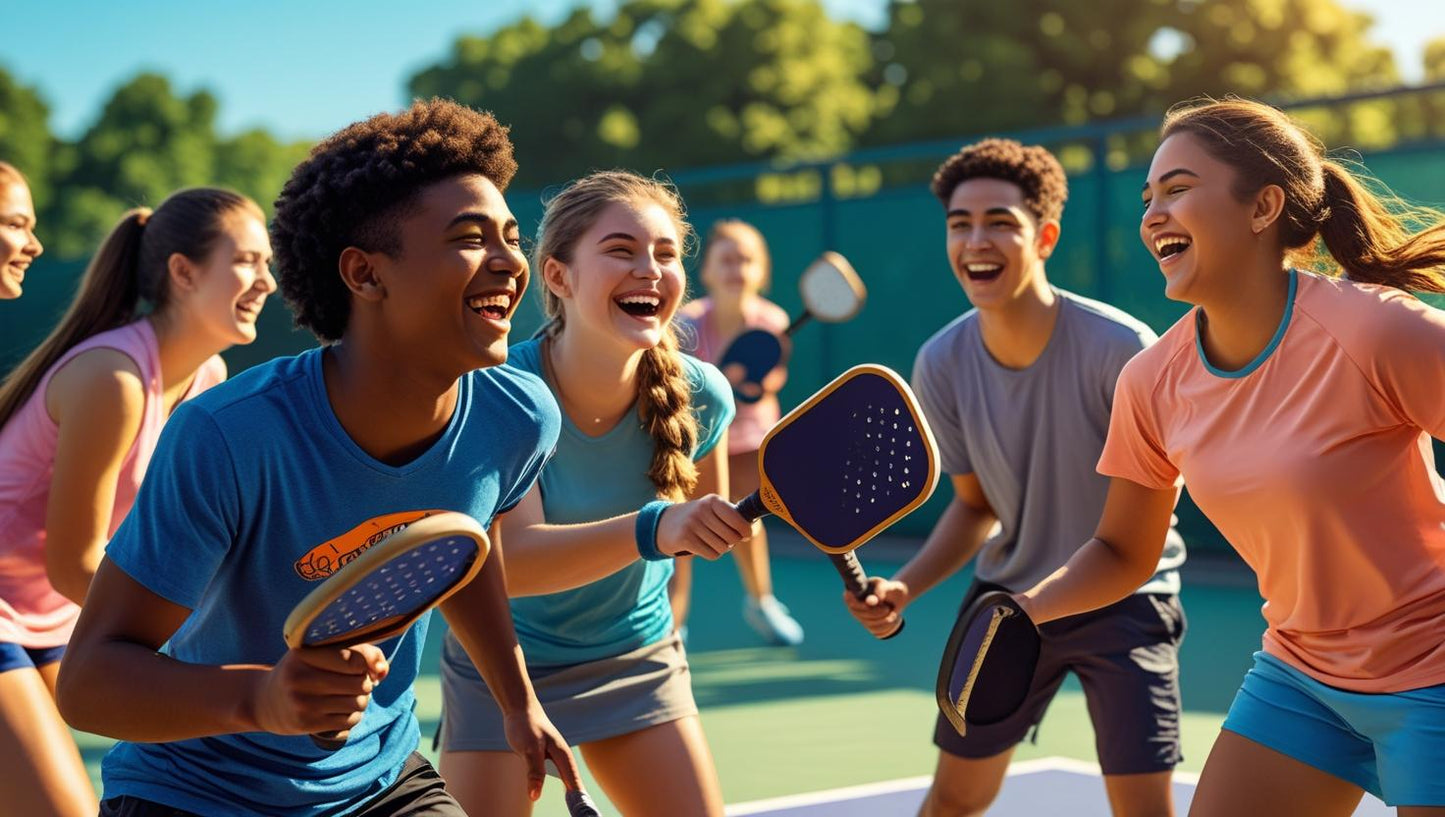 PREMIUM PICKLEBALL SET – USAPA Certified | 4 Paddles, 4 Balls, 2 Cooling Towels & Carrying Bag