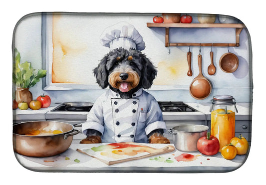 Bernedoodle The Chef Dish Drying Mat