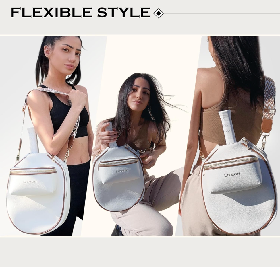 Amazing Pickleball Sling Bag – Stylish Paddle Holder with Ball Storage