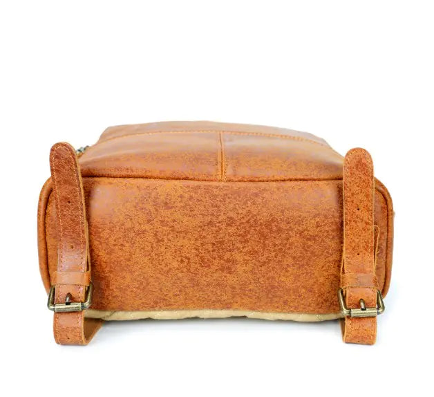 Leather Backpack for Men - Genuine Leather Design