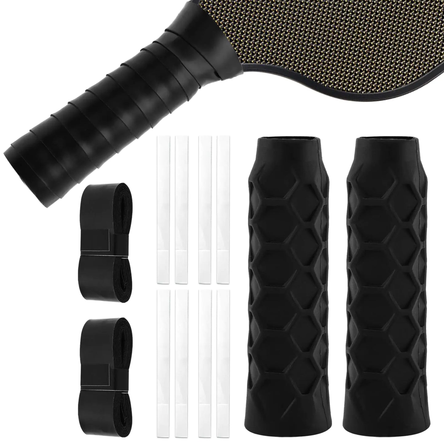 2-Pack Pickleball Paddle Grips – Anti-Slip, Sweat proof Tape