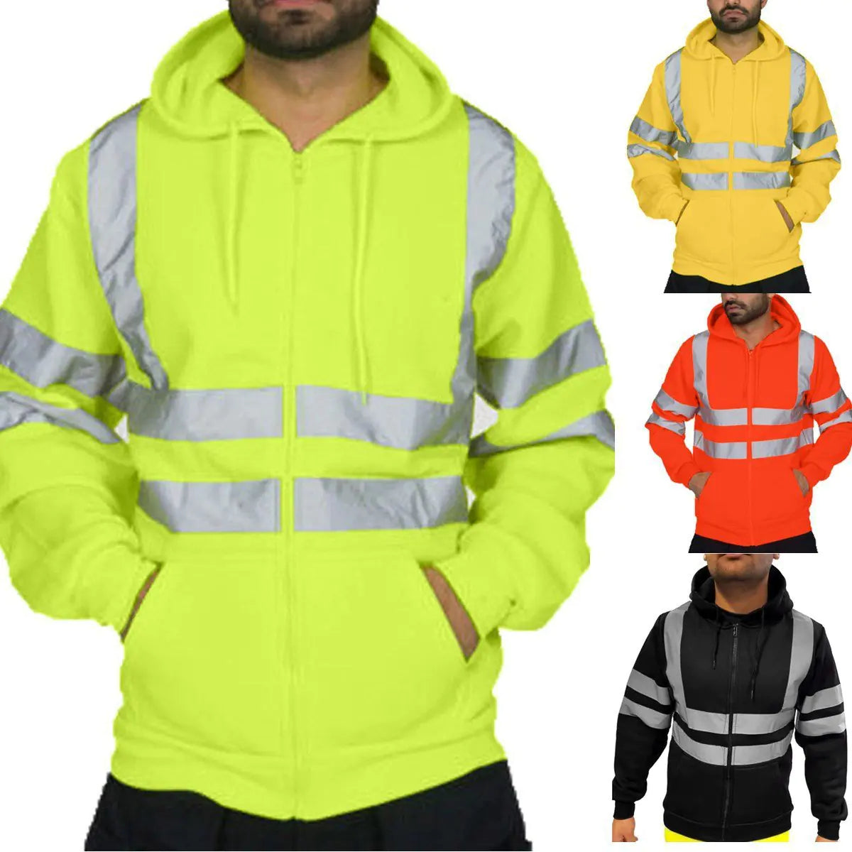 Reflective Hoodie for Sanitation Work Clothing