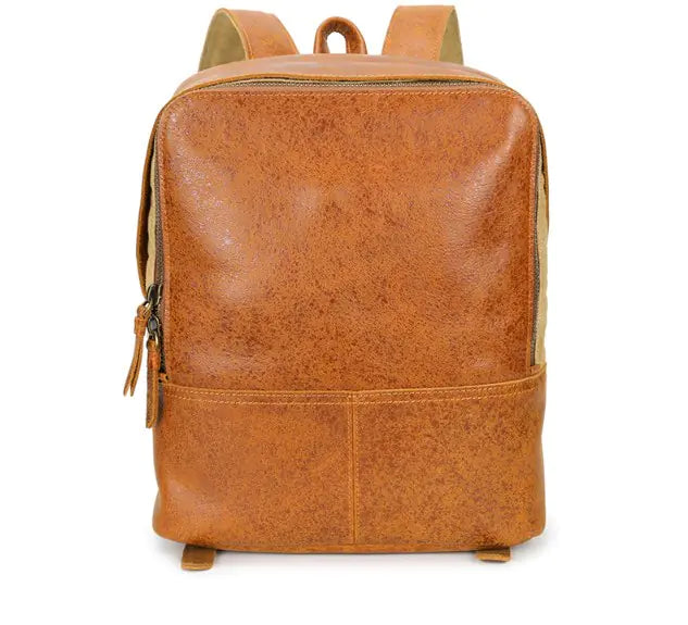 Leather Backpack for Men - Genuine Leather Design